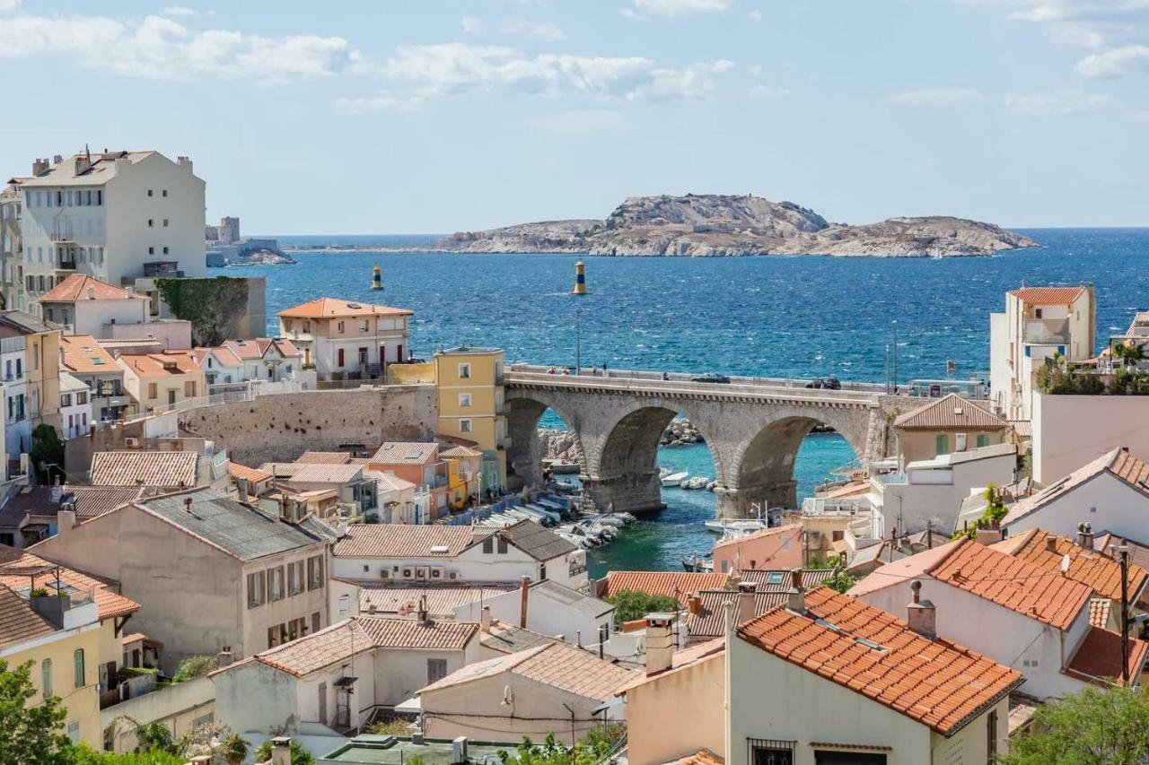 T2 Superbe Vue Mer Et Vallon Des Auffes Marseille Kültér fotó